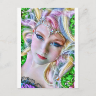 Einfach fallend postkarte