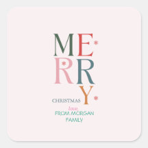 Einfach farbenfroh, froh Weihnachten Pink