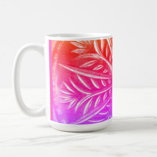 Einfach farbenfroh Gemustert Kaffeetasse (Links)