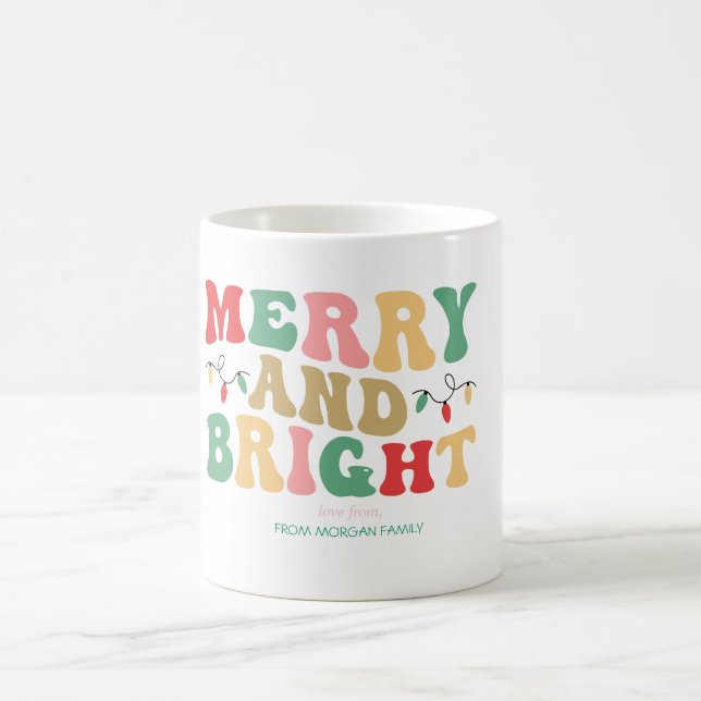 Einfach farbenfrohe, helle und helle String-Leucht Kaffeetasse (Mittel)
