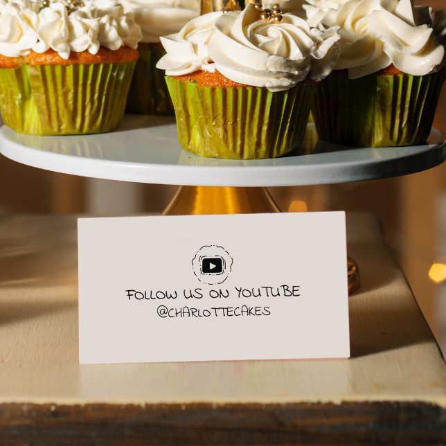 Einfach folgen Sie uns auf Youtube, Social Media Gummistempel (Von Creator hochgeladen)