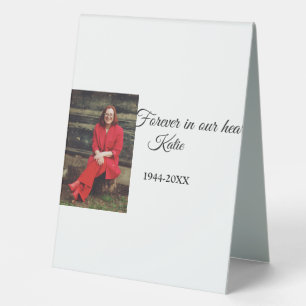 Einfach Foto-Memorysatz hinzufügen Tischaufsteller
