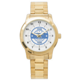 EINFACH! Frauenwache - Personalisiert - überdeckt Armbanduhr