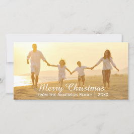 Einfach frohe Weihnachten - Fotokarte