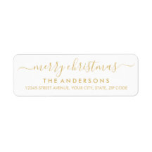 Einfach frohe Weihnachten Gold Moderne Script Holi