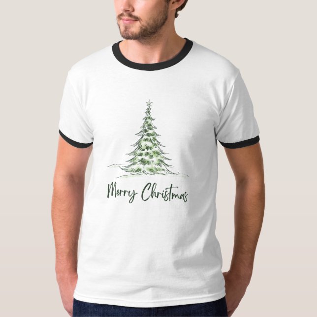 Einfach frohe Weihnachten T-Shirt (Vorderseite)