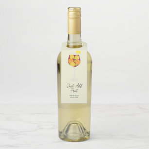 Einfach Früchte-Sangria-Wein-Cocktail-Mix-Kit Flaschenanhänger