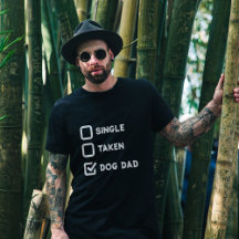 Einfach Funny Checkbox Single, Taken, Dog Papa sch
