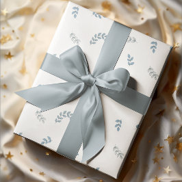 Einfach gemütlicher Boho Verlasse weißer Hintergru Geschenkpapier