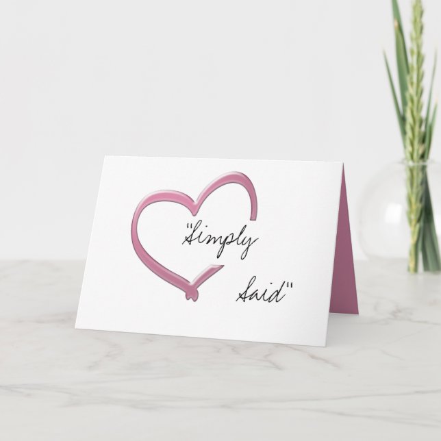 Einfach gesagt: "Maria!" Feiertagskarte (Vorderseite)