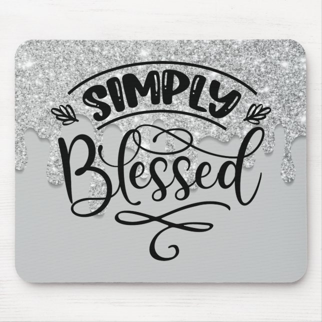 Einfach gesegnet mousepad (Vorne)