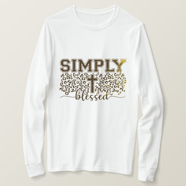 Einfach gesegnete T - Shirt-Sammlung T-Shirt (Design vorne)