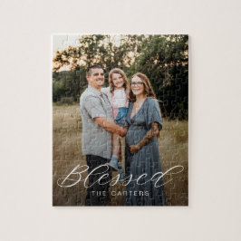 Einfach gesegnetes Personalisiertes Foto-Puzzle