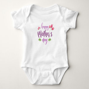Einfach glücklicher Muttertag Bodysuit Baby Strampler