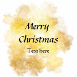 Einfach golden fügen Sie Ihren Text fröhlichen Wei Freistehende Fotoskulptur<br><div class="desc">Entwurf</div>