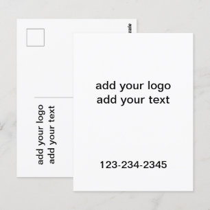 Einfach grün funkelnder Glitzer mit Ihrer Logo-Num Postkarte