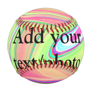 Einfach grün orange Aquarell fügen Sie Ihren Text  Baseball