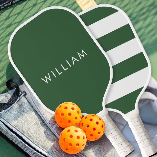 Einfach Grüne Moderne Personalisierte Pickleball Schläger (Von Creator hochgeladen)