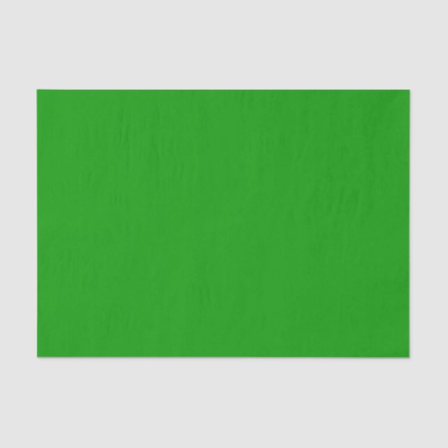 Einfach grüne Solid Color Seidenpapier (Vorderseite)