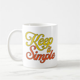 Einfach Halten Tasse (Gelb)
