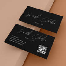 Einfach handgeschriebener QR-Code für einfaches, s