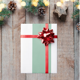 Einfach hell gestreift geschenkpapier
