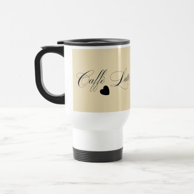 Einfach hoch entwickelte Caffe Latte Reise-Tasse Reisebecher (Links)