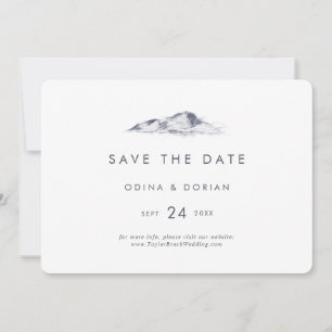Einfach horizontal save the date