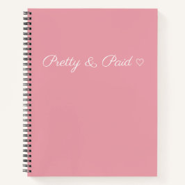 Einfach Hübsch und günstig mit Heart-Notebook Notizbuch