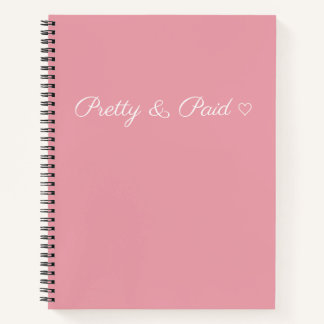 Einfach Hübsch und günstig mit Heart-Notebook Notizbuch