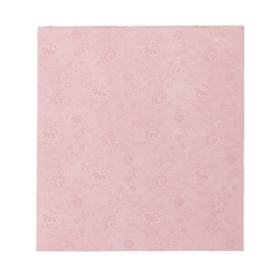 Einfach hübsche rosa Blumen Notizblock