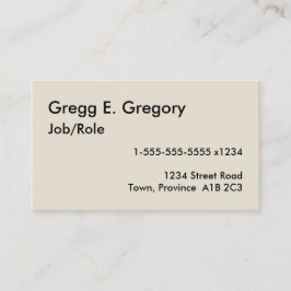 Einfach, Humbel und Mini Visitenkarte