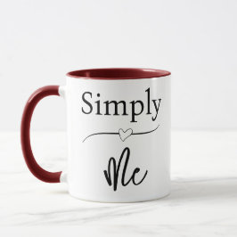 Einfach Ich Minimalist Tasse