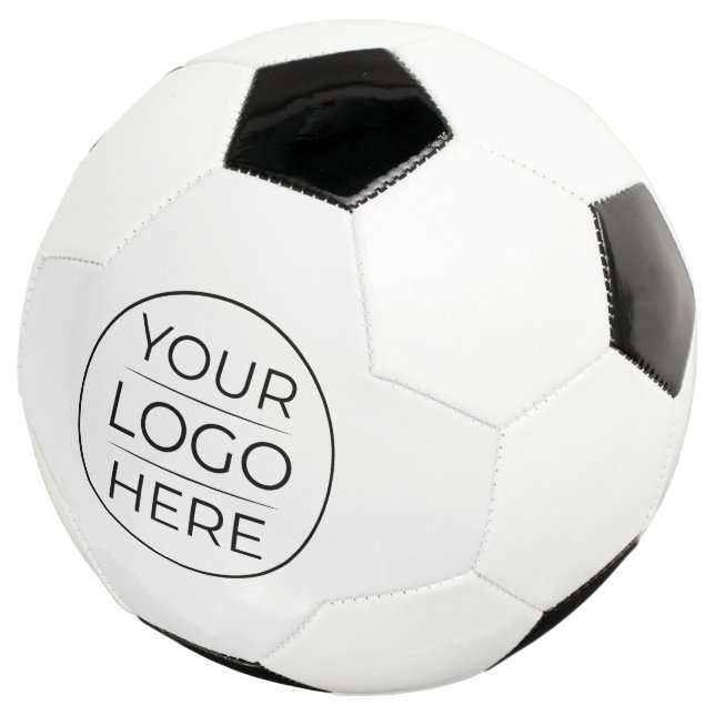Einfach Ihr Logo Hinzufügen Geschäft Fußball (Dreiviertel)