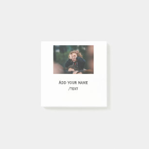 einfach Ihren Foto-Text Kinder lustige Feiertage F Post-it Klebezettel