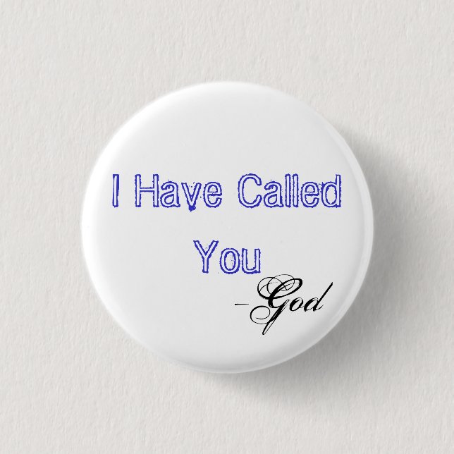Einfach inspirierend dekorativer Knopf Button (Vorderseite)