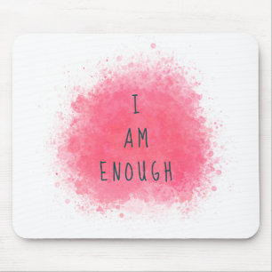 Einfach Inspiriert, ich bin genug Affirmation Zita Mousepad