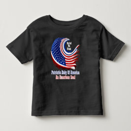 Einfach Inspiriert Patriotisches Baby von Amerika Kleinkind T-shirt