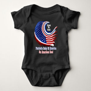 Einfach Inspiriert Patriotisches Baby von Amerika Strampler