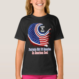 Einfach Inspirierte Patriotische Mädchen von Ameri T-Shirt