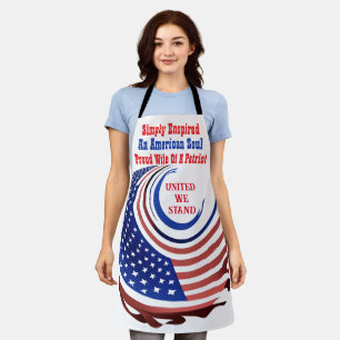 Einfach Inspirierte stolze Ehefrau eines Patrioten Schürze