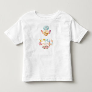 Einfach ist Schön – Feines Jersey-T-Shirt für Klei Kleinkind T-shirt