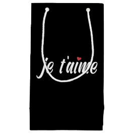 Einfach Je T'aime I Liebe Sie Valentine | Geschenk Kleine Geschenktüte