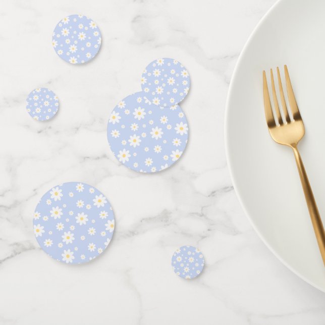 Einfach klassisch weiß Daisy Floral Konfetti (Gruppe)