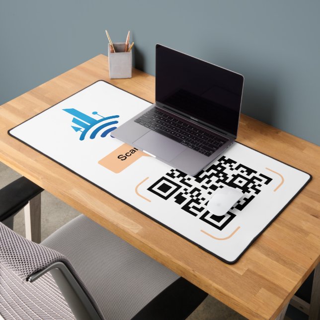 Einfach kostenloser QR-Code für WiFi Schreibtischunterlage (Büro 2)