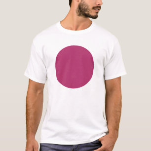 Einfach Kreis - Crimson T-Shirt