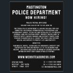 Einfach kühl, Rekrutierung von Polizeibeamten Flyer<br><div class="desc">Einfach kühl,  Polizei Officer Law Recruitment Flyer durch den Business Card Store.</div>
