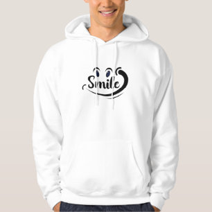 Einfach lächeln Lächeln Sie weiter Lächeln Sie meh Hoodie