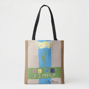 Einfach leben tasche