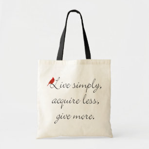 Einfach leben Tasche